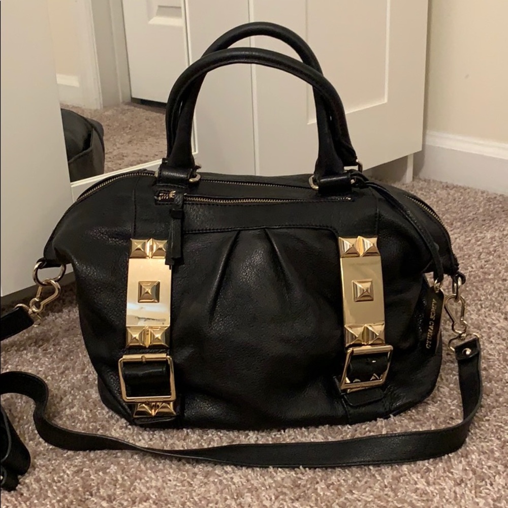 Vince Camuto Black Leather satchel/crossbody